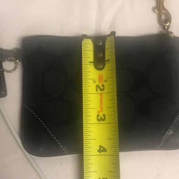 Black Coach Wristlet - Picture 5 of 6